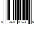 Barcode Image for UPC code 028200005748