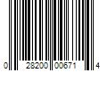 Barcode Image for UPC code 028200006714