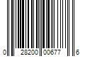 Barcode Image for UPC code 028200006776