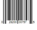 Barcode Image for UPC code 028200007575