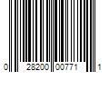 Barcode Image for UPC code 028200007711