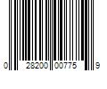 Barcode Image for UPC code 028200007759