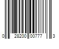 Barcode Image for UPC code 028200007773