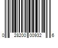 Barcode Image for UPC code 028200009326