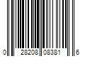 Barcode Image for UPC code 028208083816