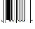 Barcode Image for UPC code 028211000077