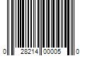 Barcode Image for UPC code 028214000050