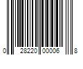 Barcode Image for UPC code 028220000068