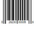 Barcode Image for UPC code 028230000058