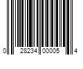 Barcode Image for UPC code 028234000054