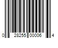 Barcode Image for UPC code 028255000064