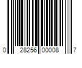 Barcode Image for UPC code 028256000087