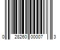 Barcode Image for UPC code 028260000073