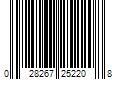 Barcode Image for UPC code 028267252208