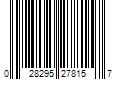 Barcode Image for UPC code 028295278157