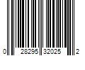 Barcode Image for UPC code 028295320252