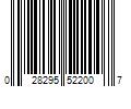 Barcode Image for UPC code 028295522007