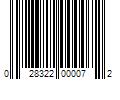 Barcode Image for UPC code 028322000072