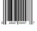 Barcode Image for UPC code 028327000077