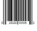 Barcode Image for UPC code 028328000052