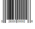 Barcode Image for UPC code 028330000026