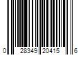 Barcode Image for UPC code 028349204156