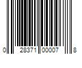 Barcode Image for UPC code 028371000078