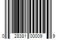 Barcode Image for UPC code 028381000099