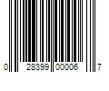 Barcode Image for UPC code 028399000067