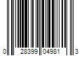 Barcode Image for UPC code 028399049813