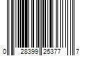 Barcode Image for UPC code 028399253777