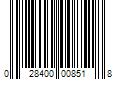 Barcode Image for UPC code 028400008518