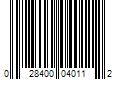 Barcode Image for UPC code 028400040112