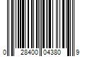 Barcode Image for UPC code 028400043809