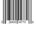 Barcode Image for UPC code 028400047708