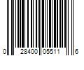 Barcode Image for UPC code 028400055116