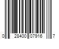 Barcode Image for UPC code 028400079167