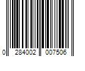 Barcode Image for UPC code 0284002007506