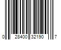 Barcode Image for UPC code 028400321907