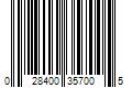 Barcode Image for UPC code 028400357005