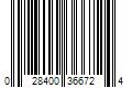 Barcode Image for UPC code 028400366724