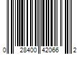 Barcode Image for UPC code 028400420662