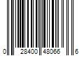 Barcode Image for UPC code 028400480666