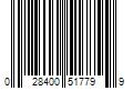 Barcode Image for UPC code 028400517799