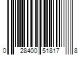 Barcode Image for UPC code 028400518178