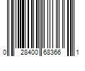 Barcode Image for UPC code 028400683661