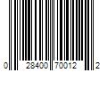 Barcode Image for UPC code 028400700122