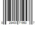 Barcode Image for UPC code 028400719537. Product Name: Frito-Lay  Inc. Doritos Tortilla Chips  Hot Mustard  9.25 oz Bag