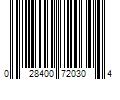 Barcode Image for UPC code 028400720304