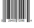 Barcode Image for UPC code 028400720984